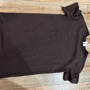 H&M Dark Brown Tshirt dress